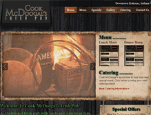 Tablet Screenshot of cookmcdoogals.com